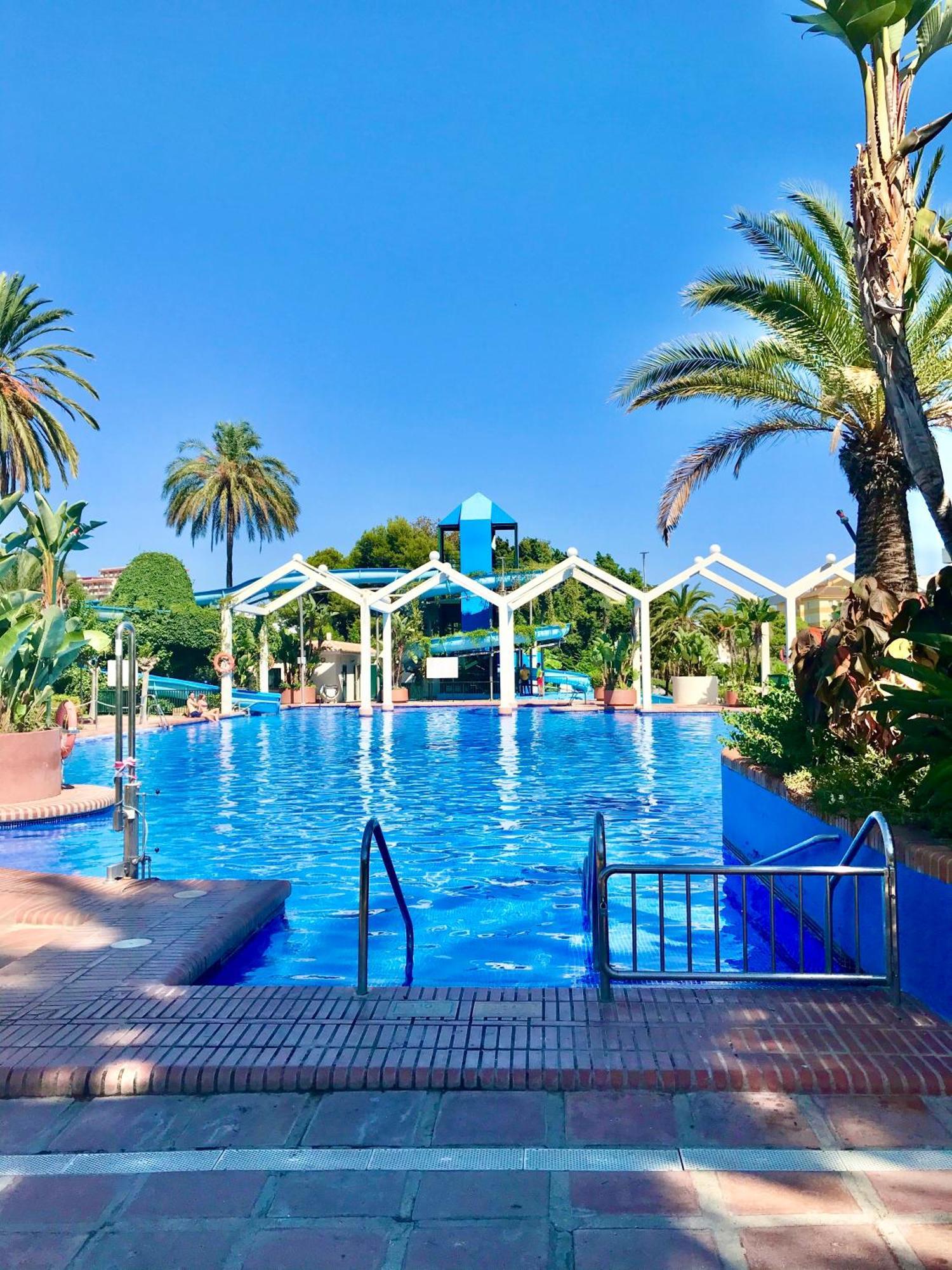 Benal beach suite II, estudio con parque acuático y vistas al mar. Benalmádena Exterior foto