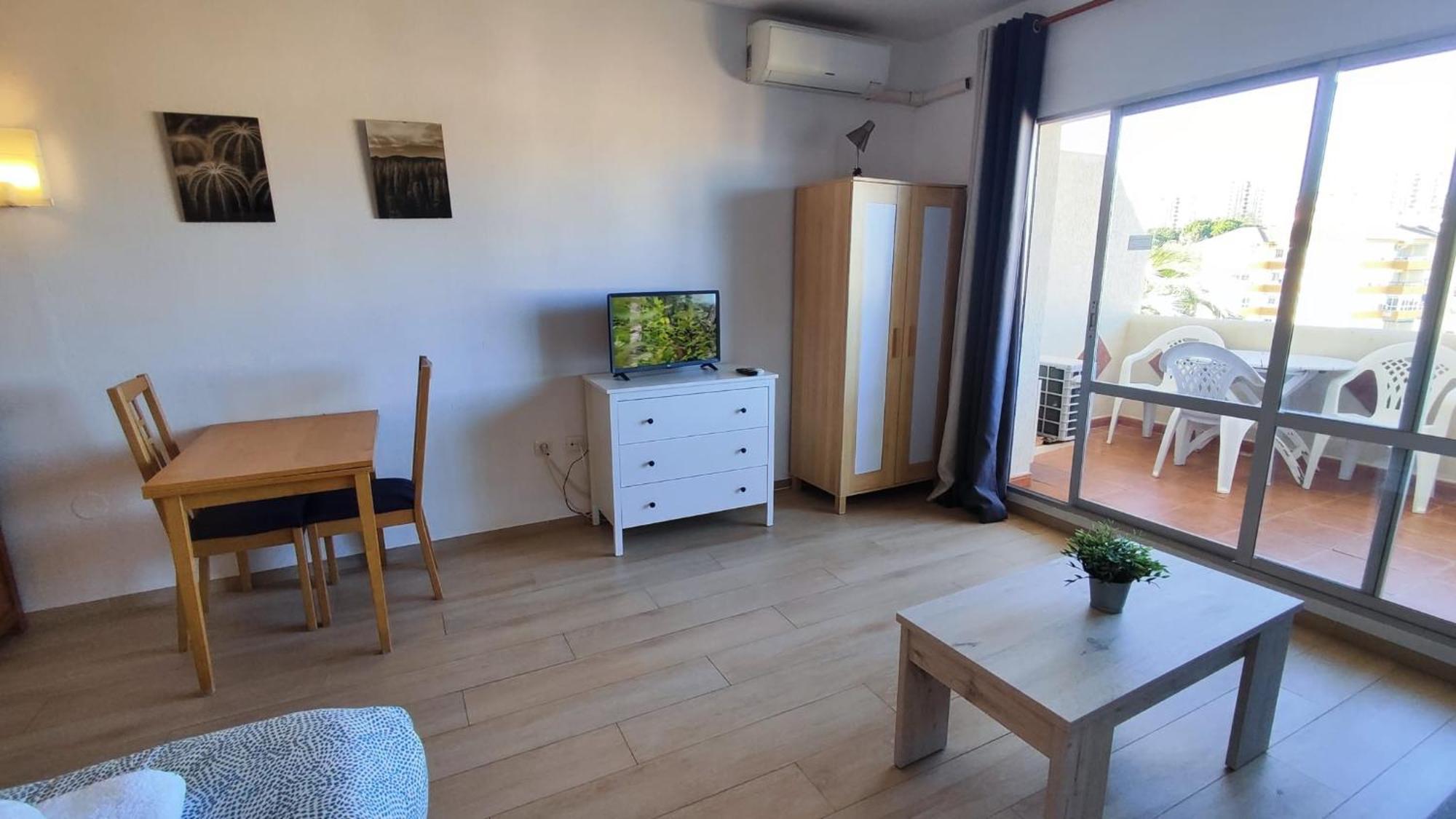Benal beach suite II, estudio con parque acuático y vistas al mar. Benalmádena Exterior foto